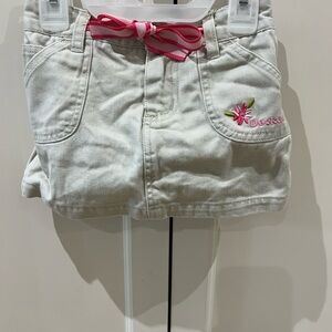 Girls' wrangler Skirt with Pink Bow 2t